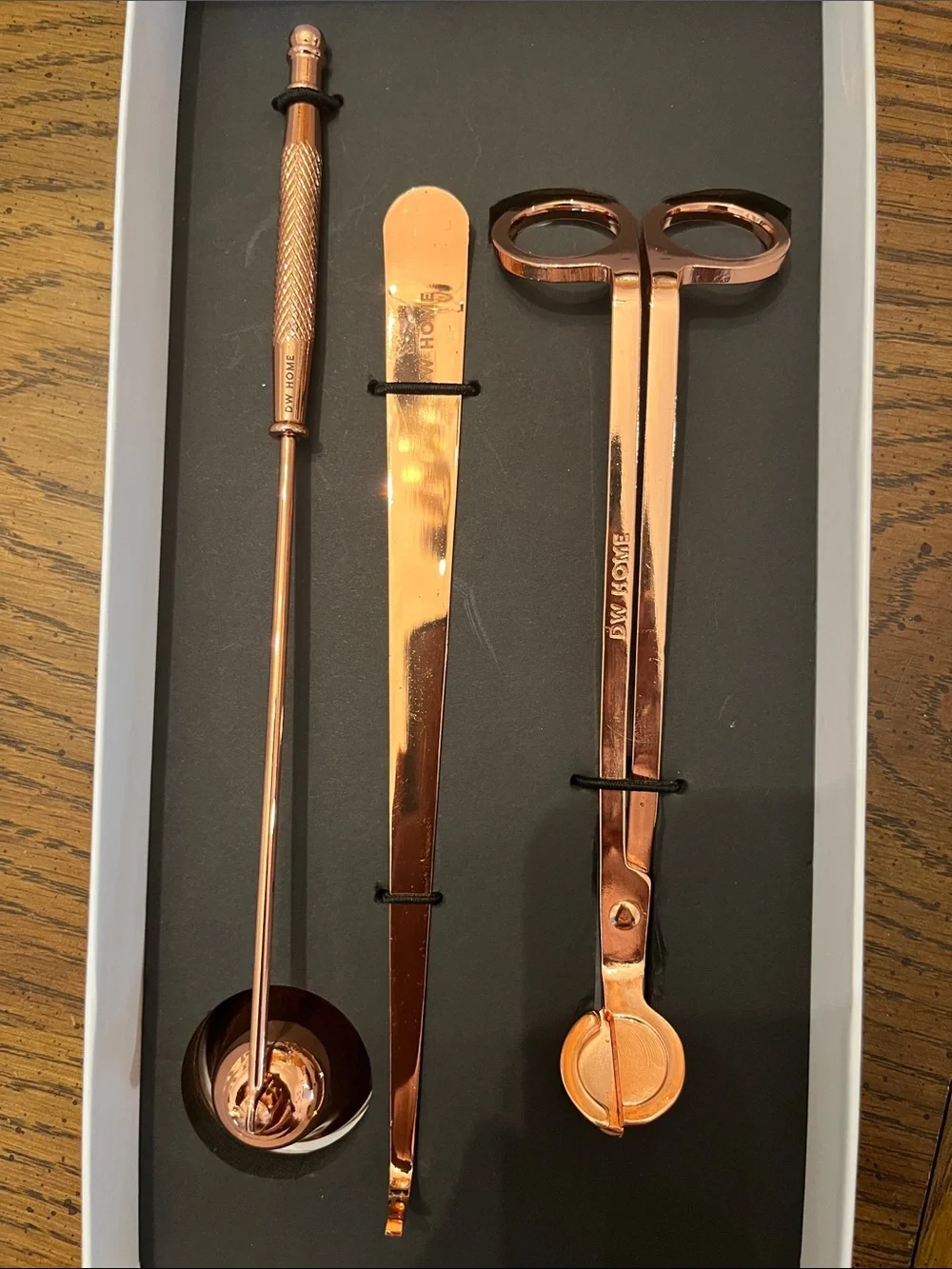 DW Rose Gold Candle Accessories
